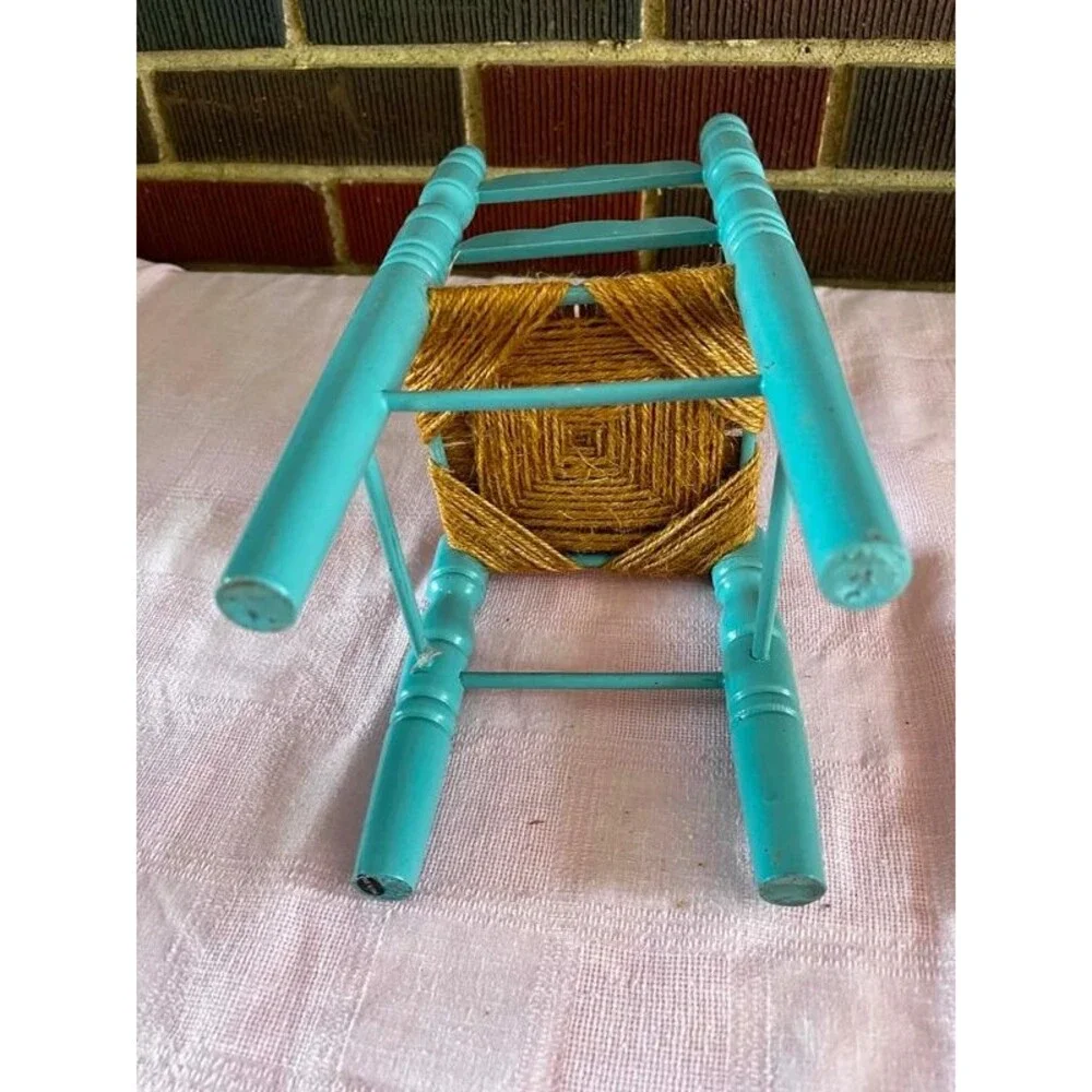 vintage doll chair